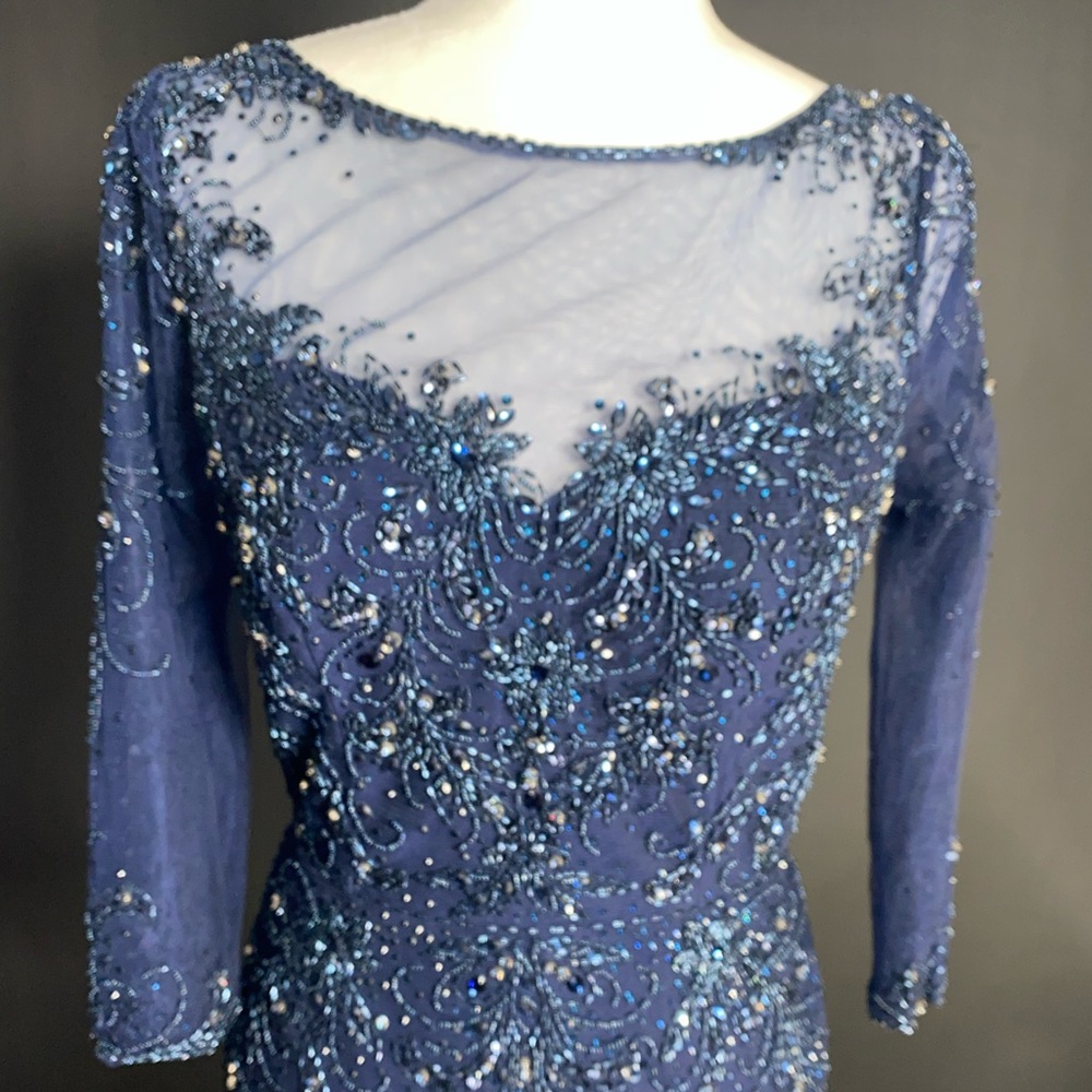 Christina wu elegance Navy blue dress